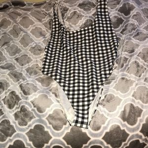 One piece bathing suit